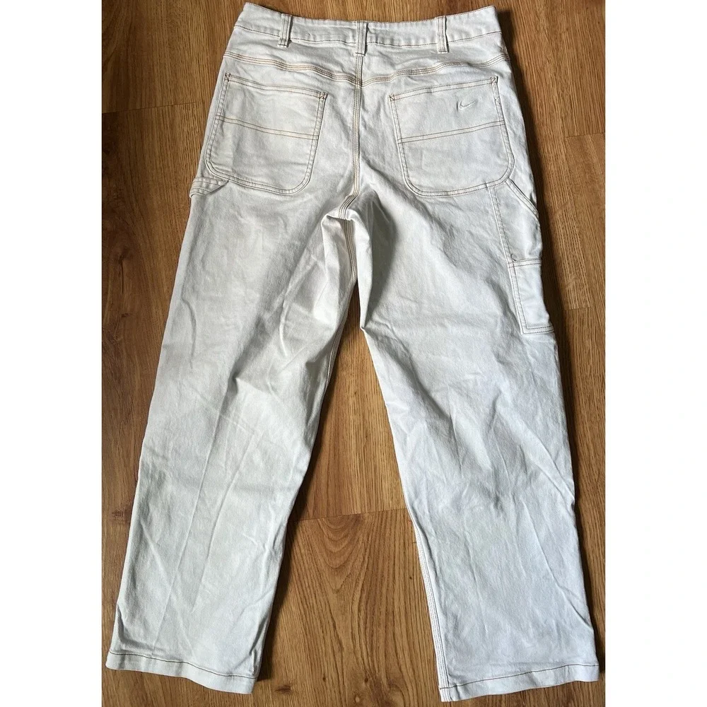 Nike Jeans Life Carpenter Pants Light Beige Mens Size 32 Boot Cut
